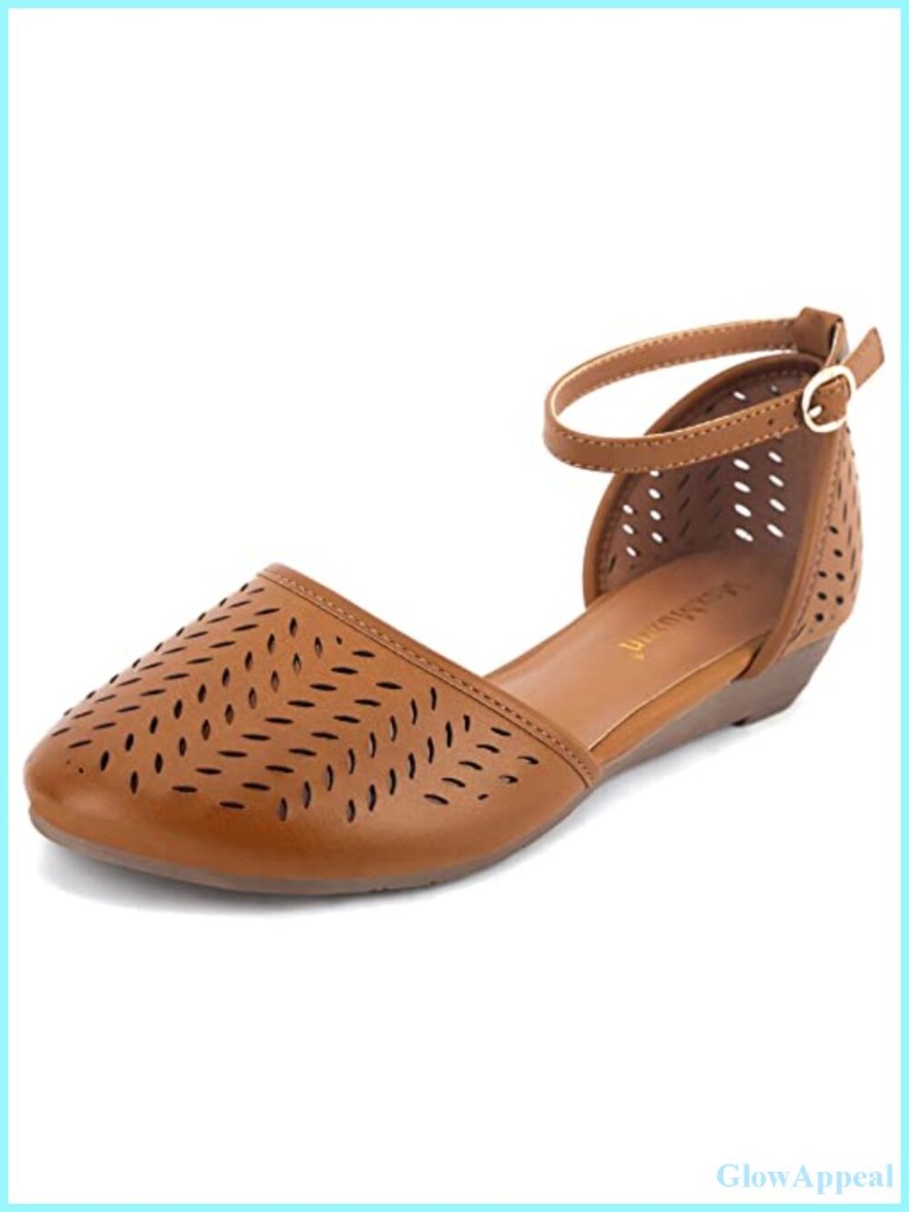 MaxMuxun Women's Closed Toe Flat Sandals Roman Cage Ankle Strap